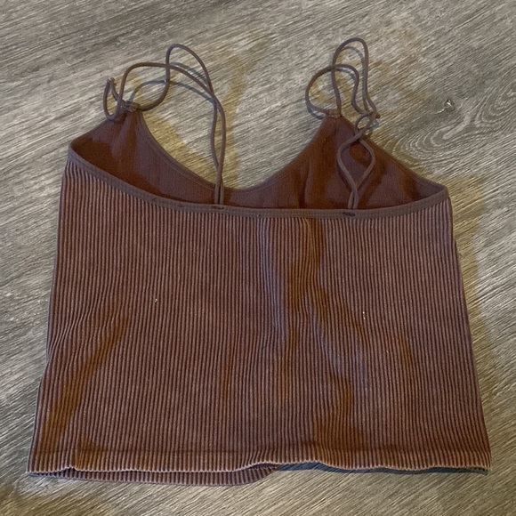 Brown crop top - Picture 2 of 3